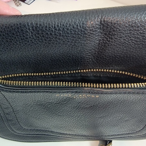 Marc Jacobs Empire City Crossbody  Messenger Bag Black Leather Flap - Picture 16 of 16